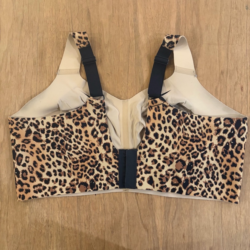 Evelyn & Bobbie Beyond Bra black leopard size XL - Picture 2 of 7
